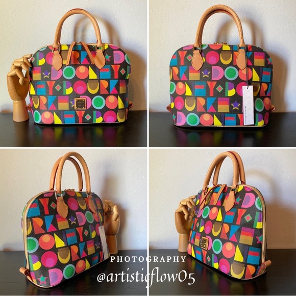 NEW! Dooney & Bourke
Art Deco Zip Satchel Bag - Picture 14 of 14